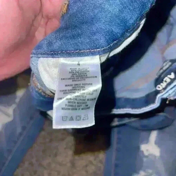 Aeropostale high rise distressed skinny jeans - Picture 5 of 5